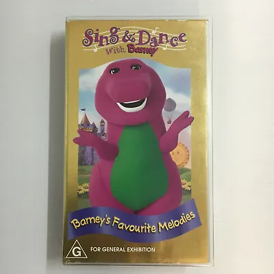 Sing & Dance With Barney - 27 Songs. VHS Video Tape 2000 Dinosaur Baby Bop • $19.95