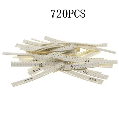 Complete Sampler 720PCS 1206 0805 0603 SMD Capacitor Kit Assorted Values • $11.82