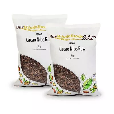 Organic Cacao Nibs (Raw) 2kg | BWFO | Free UK Mainland P&P • £24.96