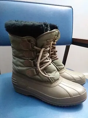 Sorel Women Vintage Kaufman Made In Canada Winter Boots Size 8 • $50