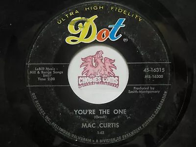 Mac Curtis – Dance Her By Me (One More Time) / You're The One 45 RPM G+ (V5) • $7.95