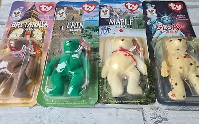 £990 • Buy Ty Beanie Babies Mcdonalds Erin Britannia Glory Maple 1993 Tags Errors Rare