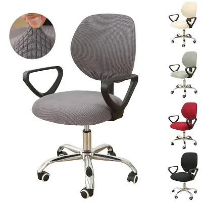 $9.67 • Buy 1Pcs Computer Office Rotating Chair Cover Stretch Spandex Slipcover Seat Covers