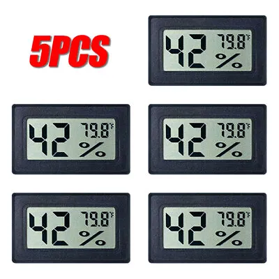 $2.99 • Buy Mini Digital LCD Thermometer Humidity Meter Room Temperature Indoor Hygrometer