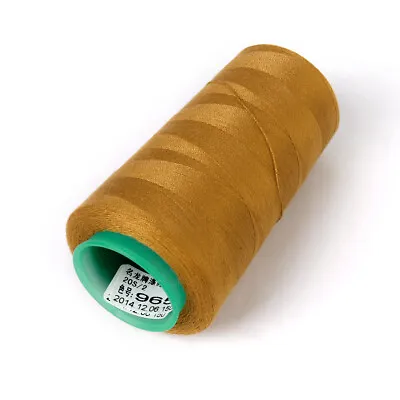 3000 Yards Thread 20S/2 Upholstery Canvas Tapestry Blanket Cushion Yellow • £6.52