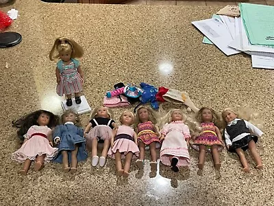 Lot Of 7 American Girl And 2 Target Mini Dolls Lea Samantha Caroline Maryellen • $38