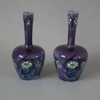 Pair Minton Secessionist Purple No.33 Vases • $1065.45