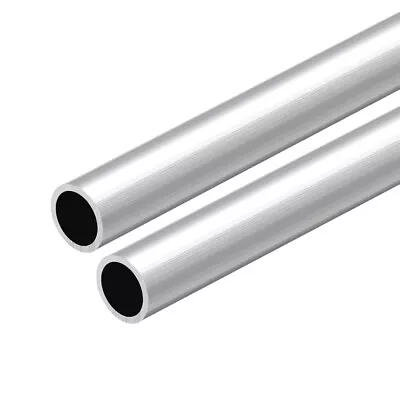 2pcs Aluminum Round Tube 300mm Length 16mm OD 13mm Inner Dia Seamless Tube • $14.97