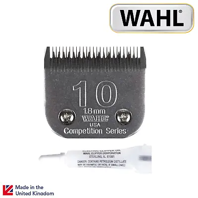 Wahl Blade Set Animal 1.8mm #10 Competition Blade Stainless Steel 2358-116 • £28.99