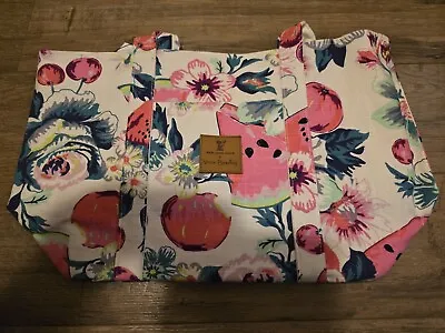 Vera Bradley New Hope Girls Tote Rosy Garden Picnic NWT • $34.95