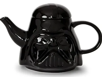 Star Wars Black Darth Vader 3D Tea Pot Gift Boxed • $79