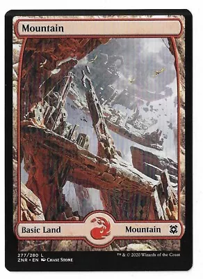 MTG Mountain Full Art Zendikar Rising (ZNR) Basic Land Magic #277/280 Unplayed • $1.59