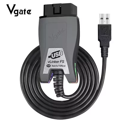 Vgate VLinker FS OBD2 Scanner USB Adapter Fit For FORScan HS/MS-CAN Auto Switch • $48.75