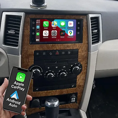 CarPlay For For Jeep Grand Cherokee 2005-2011 Stereo Radio GPS Navi WIFI Android • $139.99