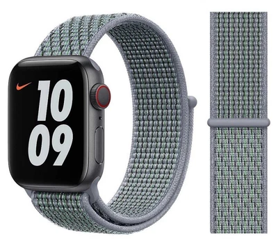 $93.38 • Buy Genuine Apple Nike Nylon Sport Loop Watch Band - Obsidian Mist - 42mm/44mm/45mm