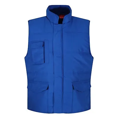 Mens Body Warmer Gilet Multi Pocket Zip Up Outdoor Sleeveless Jacket Work Vest • £11.99