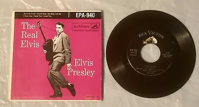 ELVIS PRESLEY - THE REAL ELVIS - 1956 RCA EXTENDED PLAY EPA-940  EX Condition • $21.95