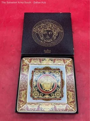 Versace Rosenthal Medusa Square Plate Tray 5.25  In Box • $9.99