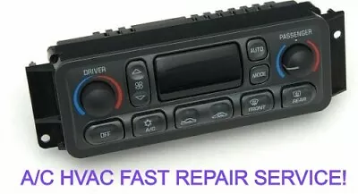 C5 CORVETTE Climate Control 1997 - 2004 HVAC A/C SCREEN & BACKLIGHT REPAIR FIX!! • $139.99