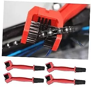  Bike Or Motorcycle Chain Washer 4 Pack Cleaning Brushes For Bicycle Chain Red • $17.07