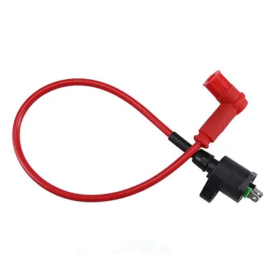 Performance Racing Ignition Coil For Scooter ATV Gy6 50cc-150cc Red • $13.85