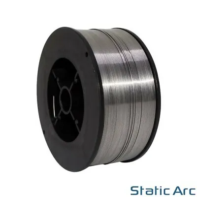 STAINLESS STEEL MIG WELDING WIRE REEL SPOOL ROLL GAS CO2 ARGON 308 0.8mm 1KG • £12.99