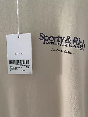 Sporty And Rich Off-White T-shirt  Medium  BNWT • $48