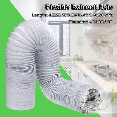 $28.99 • Buy 5M/6M/8M Flexible Exhaust Hose Tube Vent For Portable Air Conditioner  ❤AU