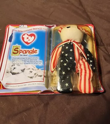 Teenie Beanie Babies 2000 Spangle McDonalds International Bears II Collection  • $6.50