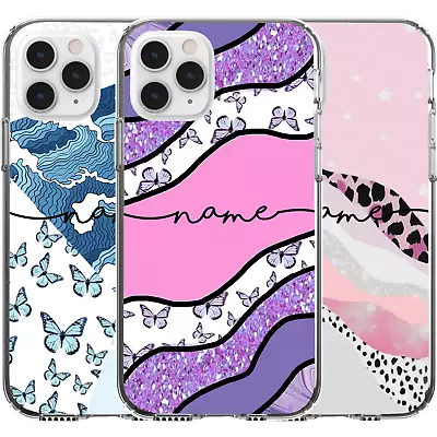 $16.95 • Buy Silicone Cover Case Marble Personalised Name Text Birth Date Word Custom Printed