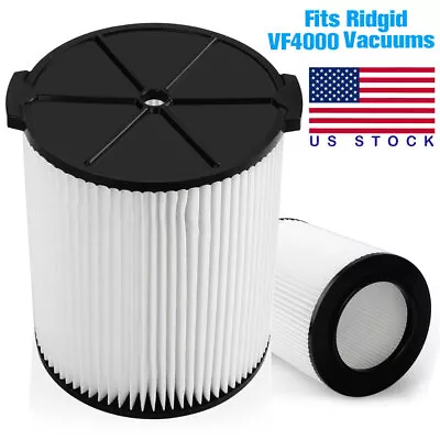 VF4000 Replacement For RIDGID Washable Vacuum Garage Shop Vac Pleated Filter • $9.59