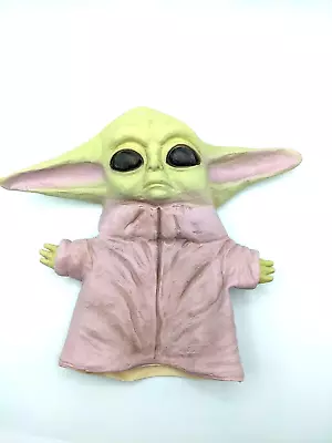 Star Wars Baby The Mandalorian Baby Yoda Rubber  Hand Puppet 9” • $18.71