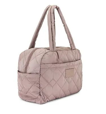 Marc Jacobs Quilted Nylon Medium Weekender Travel Bag Bark Brand New MSRP $295 • $140.99