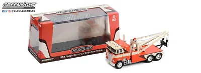 Greenlight 1984 Freightliner FLA 9664 Tow Truck 1:43 Scale Diecast 86631 NIB • $44.99