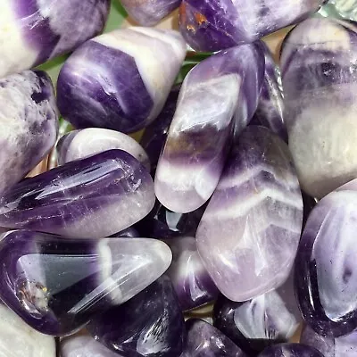 Natural Amethyst Crystal Tumblestones Gemstone Crystals Reiki Healing Stones UK • £1.50