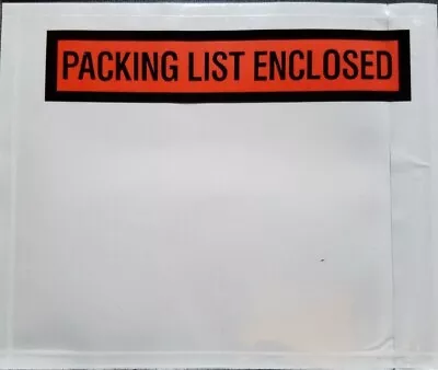 Packing List Envelopes 4.5 X5.5  Invoice Slip Pouch Self Adhesive Shipping Label • $7.89