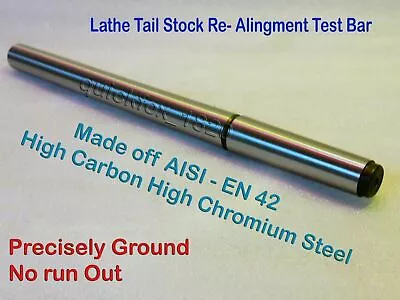 Lathe Alignment Test Bar En-42 Alloy Steel Mt1 Boxfordmyfordcolchesterharris • $46.81