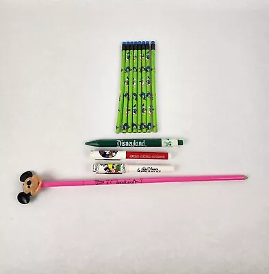 Mickey Mouse Disneyland Pencils And Pens Vintage Goofy Donald Snow White • $14.99