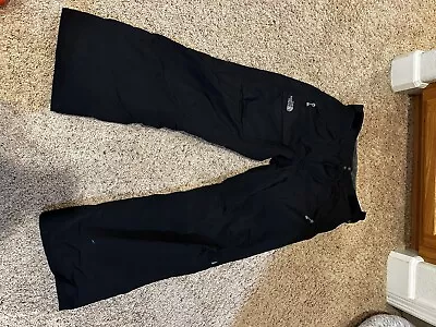 MENS THE NORTH FACE BLACK SKI SNOW PANTS! M Gently Used/No Rips/Tears Or Stains • $25