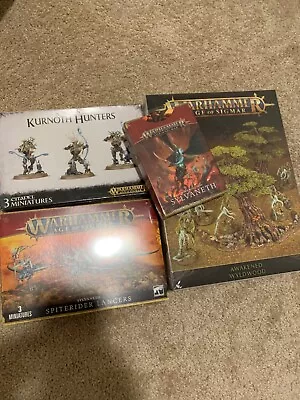 $150 • Buy Sylvaneth Warhammer Age Of Sigmar NIB Kurnoth Hunters Lancers/Seekers Wyldwood