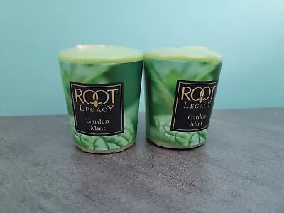 Lot Of 2 Root Legacy Garden Mint Votive Candles • $10