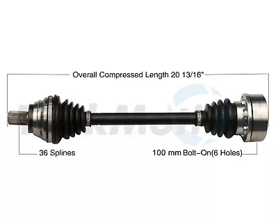 Surtrack Front Driver Left CV Axle Shaft VW-8109 • $80.92