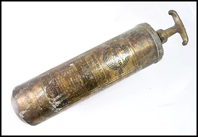 £65 • Buy Antique Fire Extinguisher Ta Pat Co USA Empty Hand Pump
