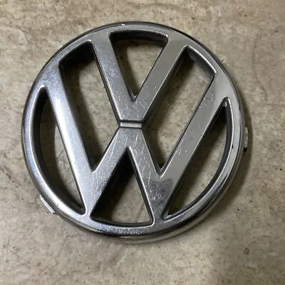 Volkswagen VW Bug Rabbit Bus/Vanagon Original Emblem Front 3 Prong 165853601 • $80