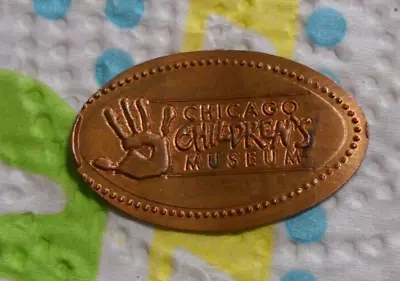 Chicago Children's Museum Elongated Penny Illinois USA Cent Copper Souvenir Coin • $1.99