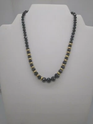 $2000 • Buy Ladies 100 Ct. Black Diamond And 14KT Gold Necklace