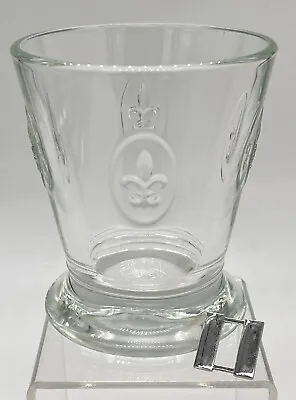 La Rochere FLEUR DE LIS Double Old Fashioned Glass Tumbler 4  8oz France • $9.59