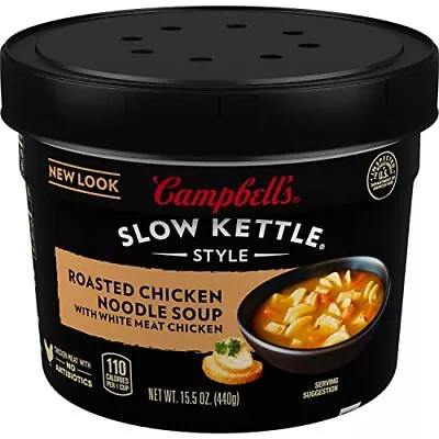 Campbell's Slow Kettle Style Roasted Chicken Noodle Soup With White Meat Chic... • $40.05