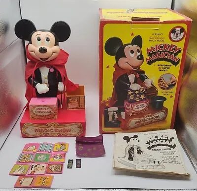Disney Mickey Mouse Club Magician Magic Show Toy In Box 1976 Vintage Durhams • $54.99