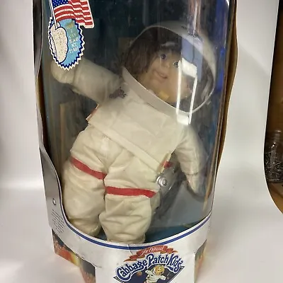 1986 Cabbage Patch YOUNG ASTRONAUT Doll In Original Box Missing Flag C8 • $84.99